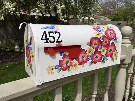 paint steel box|painting a decorative mailbox.